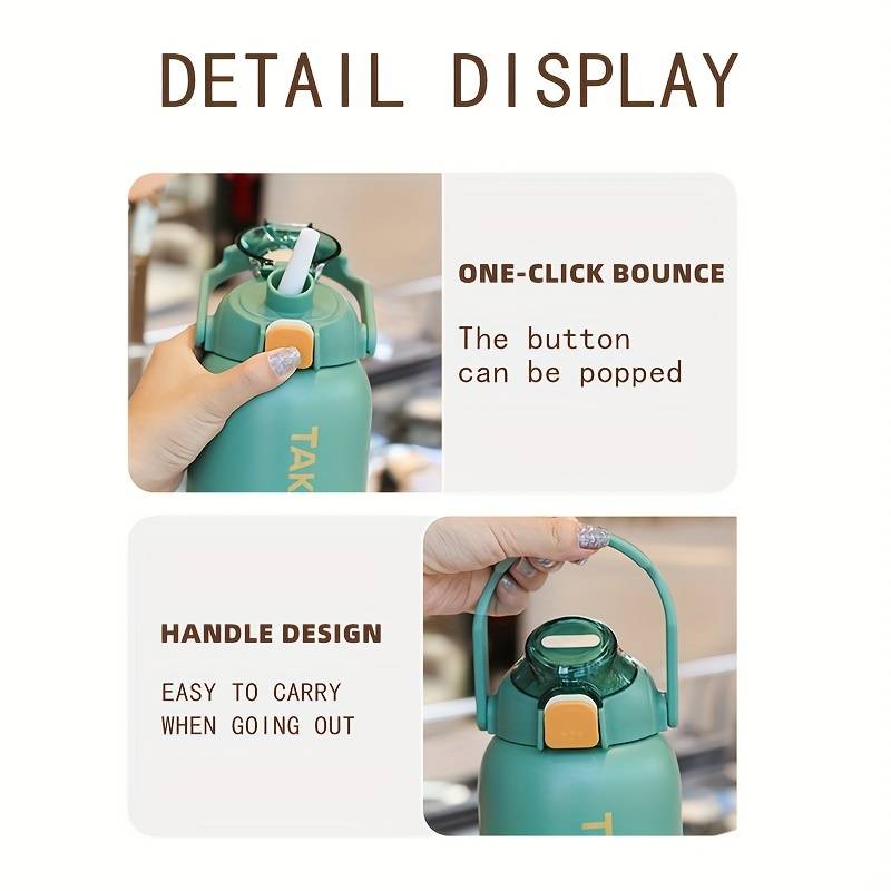 Large Stainless Steel Sports Water Bottle 28.74oz