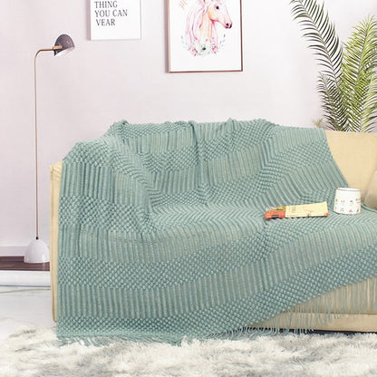 Nordic Knit Blanket for Sofa and Bed Decor