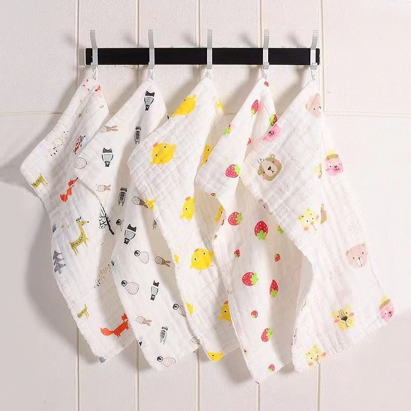 100% Cotton Six-Layer Gauze Cloth for Babies and Kids