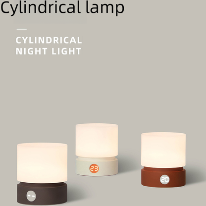 Rechargeable HBK LED Cylinder Night Light with Touch Control