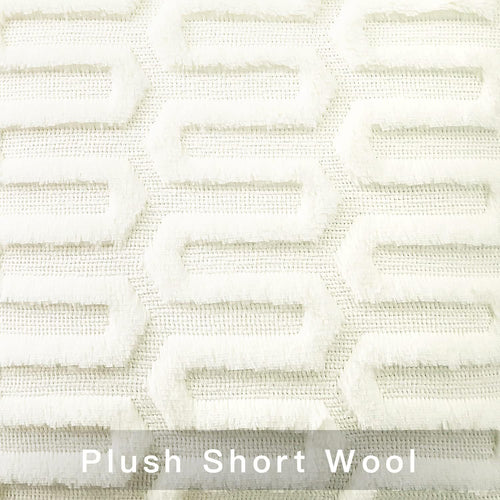 Creative Geometric Plush Pillow Cover for Living Room