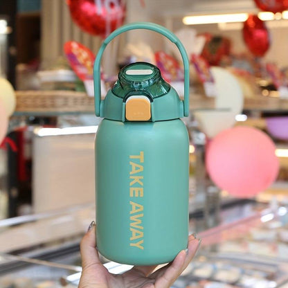 Large Stainless Steel Sports Water Bottle 28.74oz