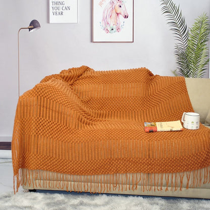 Nordic Knit Blanket for Sofa and Bed Decor