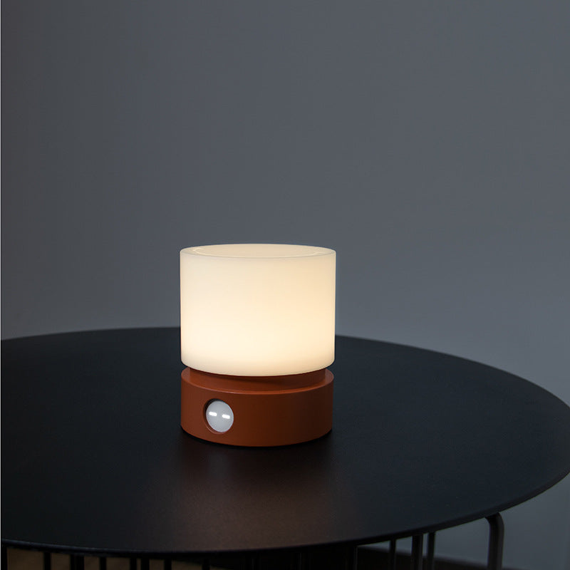Rechargeable HBK LED Cylinder Night Light with Touch Control